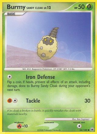 Burmy Sandy Cloak (54) [Majestic Dawn] - Deck Out Gaming