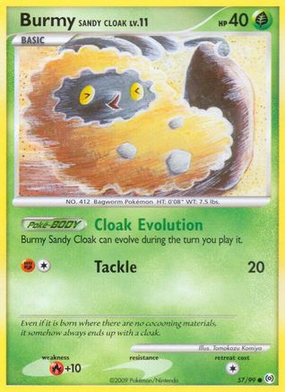 Burmy Sandy Cloak (57) [Arceus] - Deck Out Gaming
