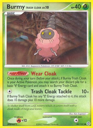Burmy Trash Cloak (80) [Secret Wonders] Reverse Holofoil - Deck Out Gaming