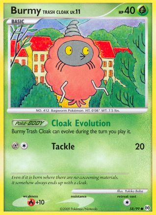 Burmy Trash Cloak (58) [Arceus] Reverse Holofoil - Deck Out Gaming