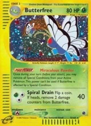 Butterfree (5) (5) [Expedition] Holofoil - Deck Out Gaming