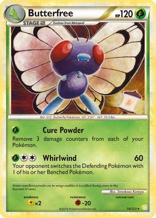 Butterfree (16) [HeartGold SoulSilver] - Deck Out Gaming