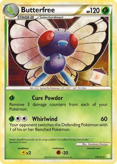 Butterfree (16) [HeartGold SoulSilver] Reverse Holofoil - Deck Out Gaming