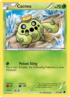Cacnea (9) [Plasma Freeze] Reverse Holofoil - Deck Out Gaming