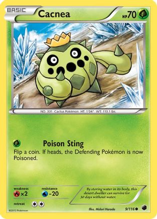 Cacnea (9) [Plasma Freeze] Reverse Holofoil - Deck Out Gaming