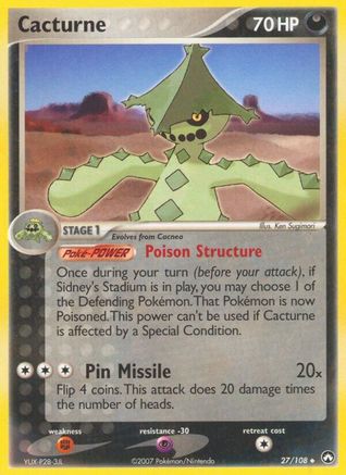 Cacturne (27) [Power Keepers] - Deck Out Gaming