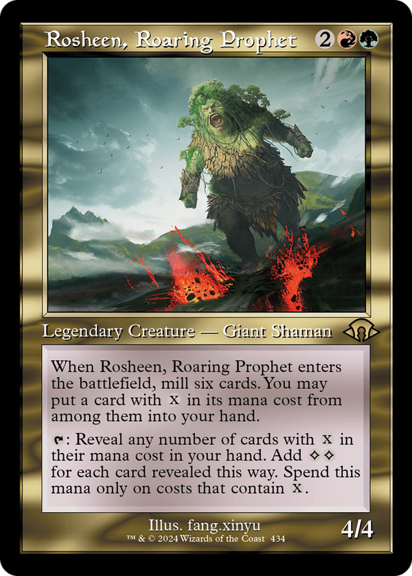 Rosheen, Roaring Prophet (Retro Frame) (434) [Modern Horizons 3] - Deck Out Gaming