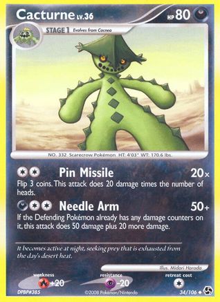 Cacturne (34) [Great Encounters] - Deck Out Gaming
