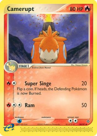 Camerupt (24) [Dragon] Reverse Holofoil - Deck Out Gaming