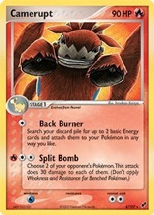 Camerupt - 4/107 (EX Deoxys) (4) [Deck Exclusives] - Deck Out Gaming