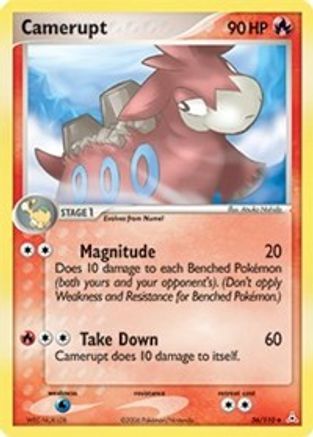 Camerupt (36) [Holon Phantoms] Reverse Holofoil - Deck Out Gaming