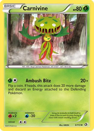 Carnivine (5) [Legendary Treasures] - Deck Out Gaming