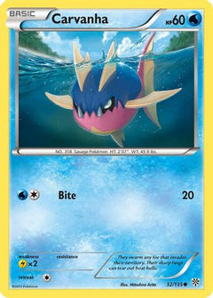 Carvanha (32) [Plasma Storm] Reverse Holofoil - Deck Out Gaming