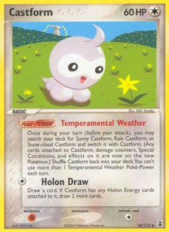 Castform (34) [Delta Species] Reverse Holofoil - Deck Out Gaming