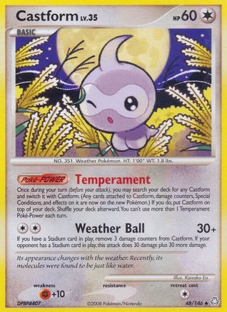 Castform (48) [Legends Awakened] Reverse Holofoil - Deck Out Gaming