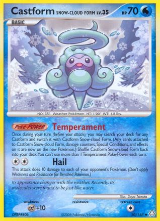 Castform Snow-Cloud Form (50) [Legends Awakened] Reverse Holofoil - Deck Out Gaming