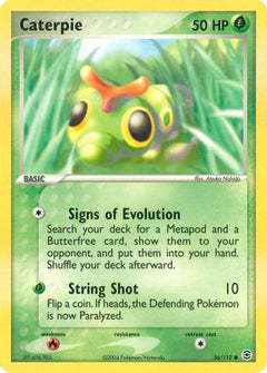 Caterpie (56) [FireRed & LeafGreen] Reverse Holofoil - Deck Out Gaming