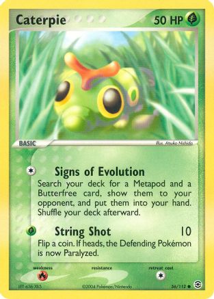 Caterpie (56) [FireRed & LeafGreen] Reverse Holofoil - Deck Out Gaming