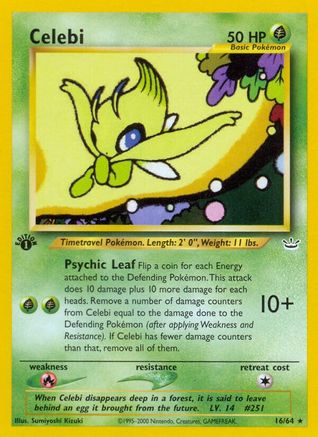 Celebi (16) (16) [Neo Revelation] 1st Edition - Deck Out Gaming
