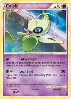 Celebi (3) [Triumphant] Reverse Holofoil - Deck Out Gaming
