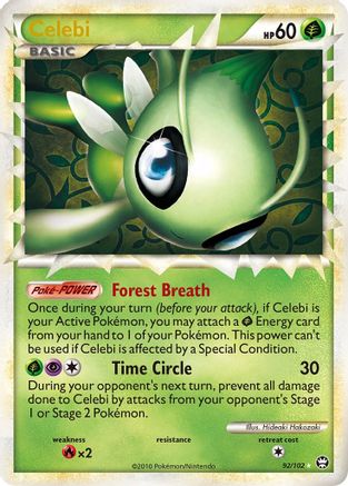 Celebi (Prime) (92) [Triumphant] Holofoil - Deck Out Gaming