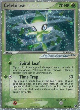 Celebi ex (117) [Unseen Forces] Holofoil - Deck Out Gaming