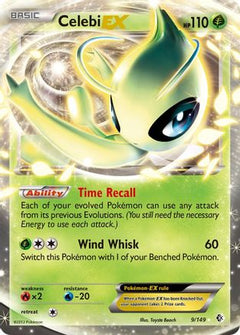 Celebi EX (9) [Boundaries Crossed] Holofoil - Deck Out Gaming