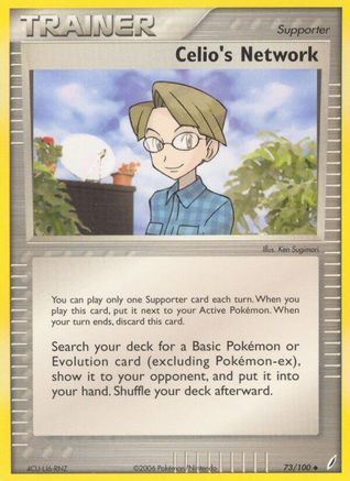 Celio's Network (73) [Crystal Guardians] Reverse Holofoil - Deck Out Gaming