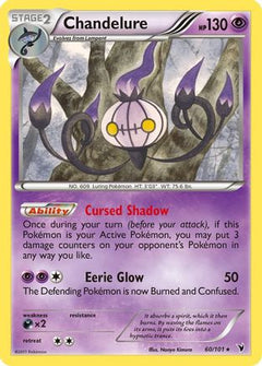 Chandelure (60) [Noble Victories] Reverse Holofoil - Deck Out Gaming