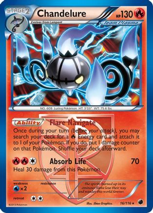 Chandelure (Team Plasma) (16) [Plasma Freeze] Holofoil - Deck Out Gaming