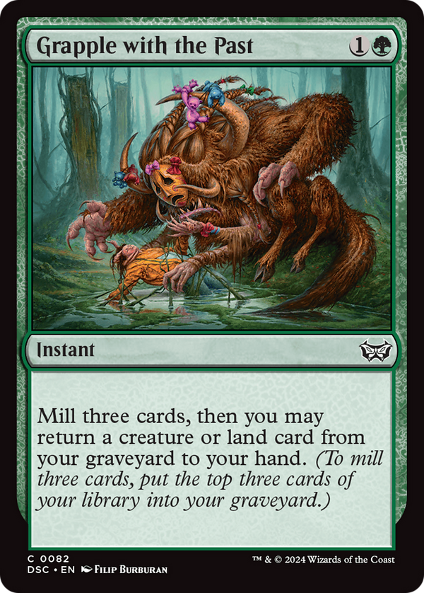 Grapple with the Past (82) [Duskmourn: House of Horror Commander] - Deck Out Gaming