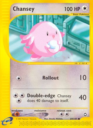 Chansey (69) [Aquapolis] - Deck Out Gaming