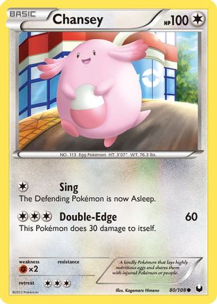 Chansey (80) (80) [Dark Explorers] Reverse Holofoil - Deck Out Gaming