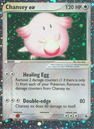 Chansey ex (96) [Ruby and Sapphire] Holofoil - Deck Out Gaming