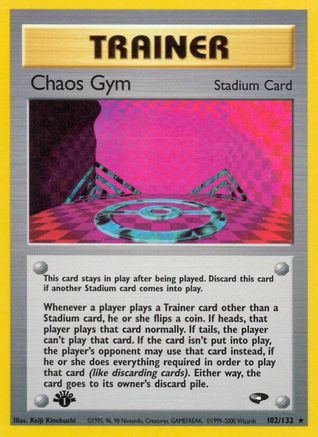 Chaos Gym (102) [Gym Challenge] 1st Edition - Deck Out Gaming