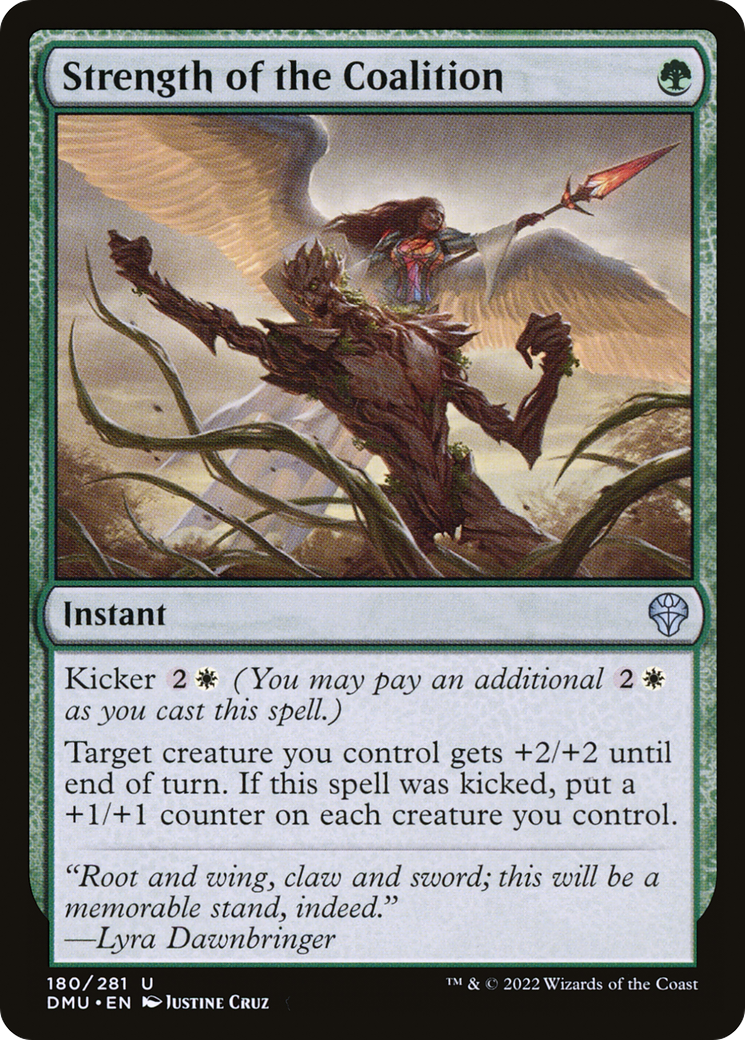 Strength of the Coalition (180) [Dominaria United] foil - Deck Out Gaming