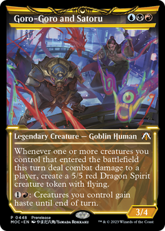 Goro-Goro and Satoru (Showcase) (448) [Prerelease Cards] - Deck Out Gaming