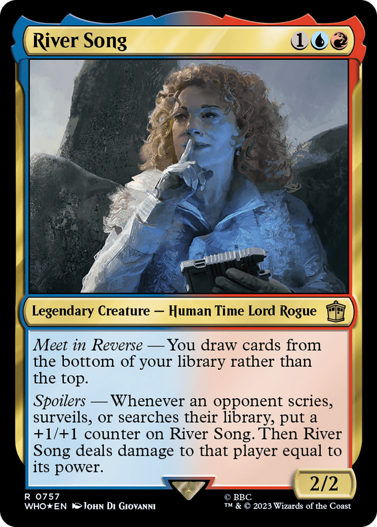 River Song (Surge Foil) (757) [Doctor Who] foil - Deck Out Gaming