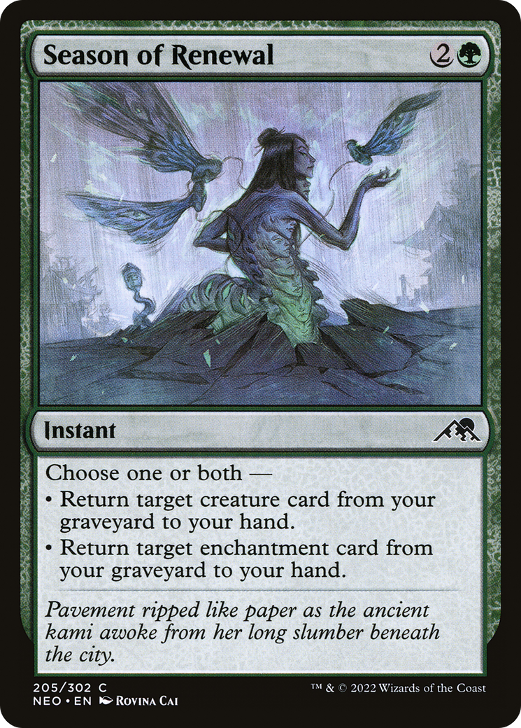 Season of Renewal (205) [Kamigawa: Neon Dynasty] foil - Deck Out Gaming