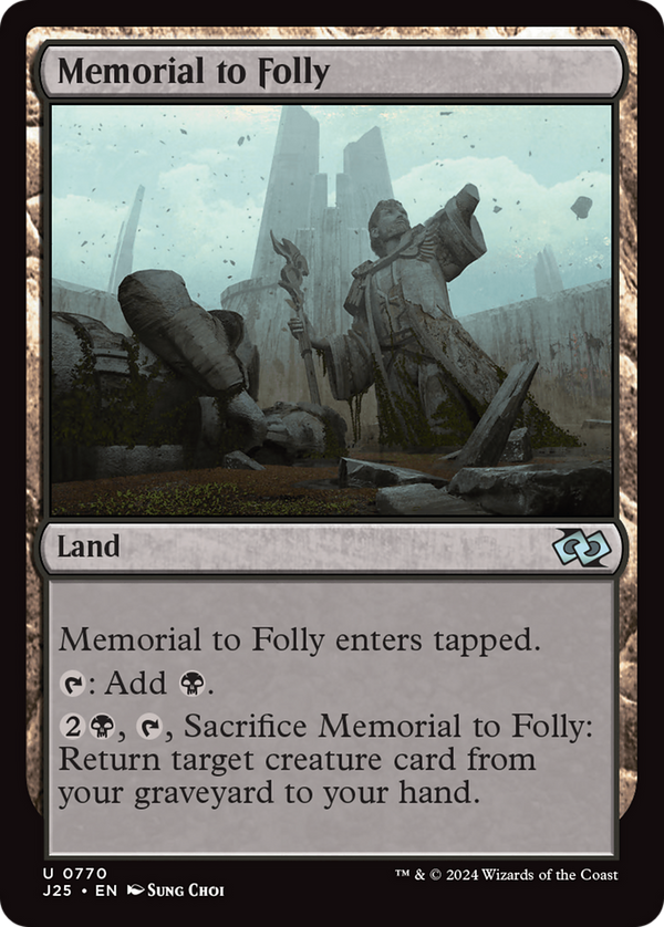 Memorial to Folly (770) [Foundations Jumpstart] - Deck Out Gaming
