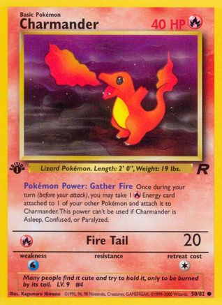 Charmander (50) [Team Rocket] 1st Edition - Deck Out Gaming