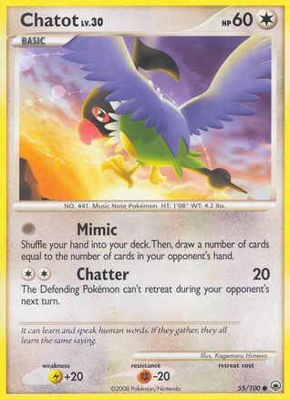 Chatot (55) [Majestic Dawn] Reverse Holofoil - Deck Out Gaming