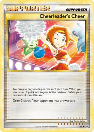 Cheerleader's Cheer (71) [Unleashed] Reverse Holofoil - Deck Out Gaming