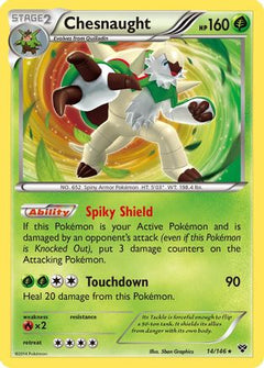 Chesnaught (14) [XY Base Set] Holofoil - Deck Out Gaming