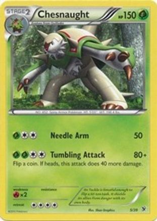 Chesnaught (5) [Kalos Starter Set] Holofoil - Deck Out Gaming