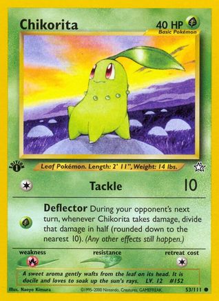 Chikorita (53) [Neo Genesis] 1st Edition - Deck Out Gaming