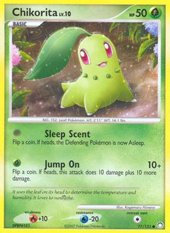 Chikorita (77) [Mysterious Treasures] - Deck Out Gaming