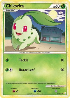 Chikorita (59) [HeartGold SoulSilver] Reverse Holofoil - Deck Out Gaming