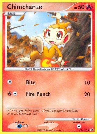 Chimchar (70) [Platinum] Reverse Holofoil - Deck Out Gaming