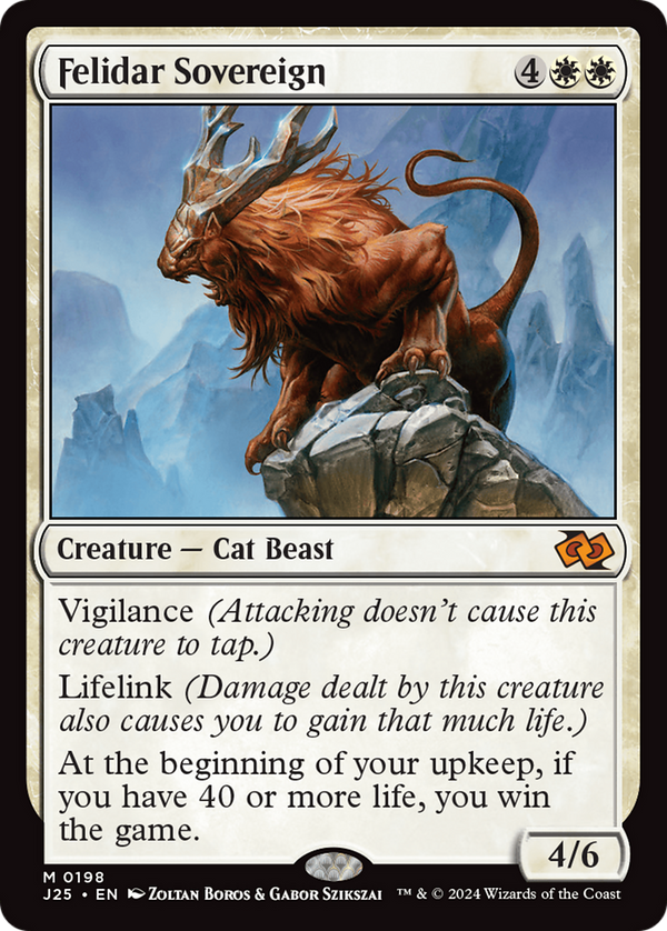 Felidar Sovereign (198) [Foundations Jumpstart] - Deck Out Gaming